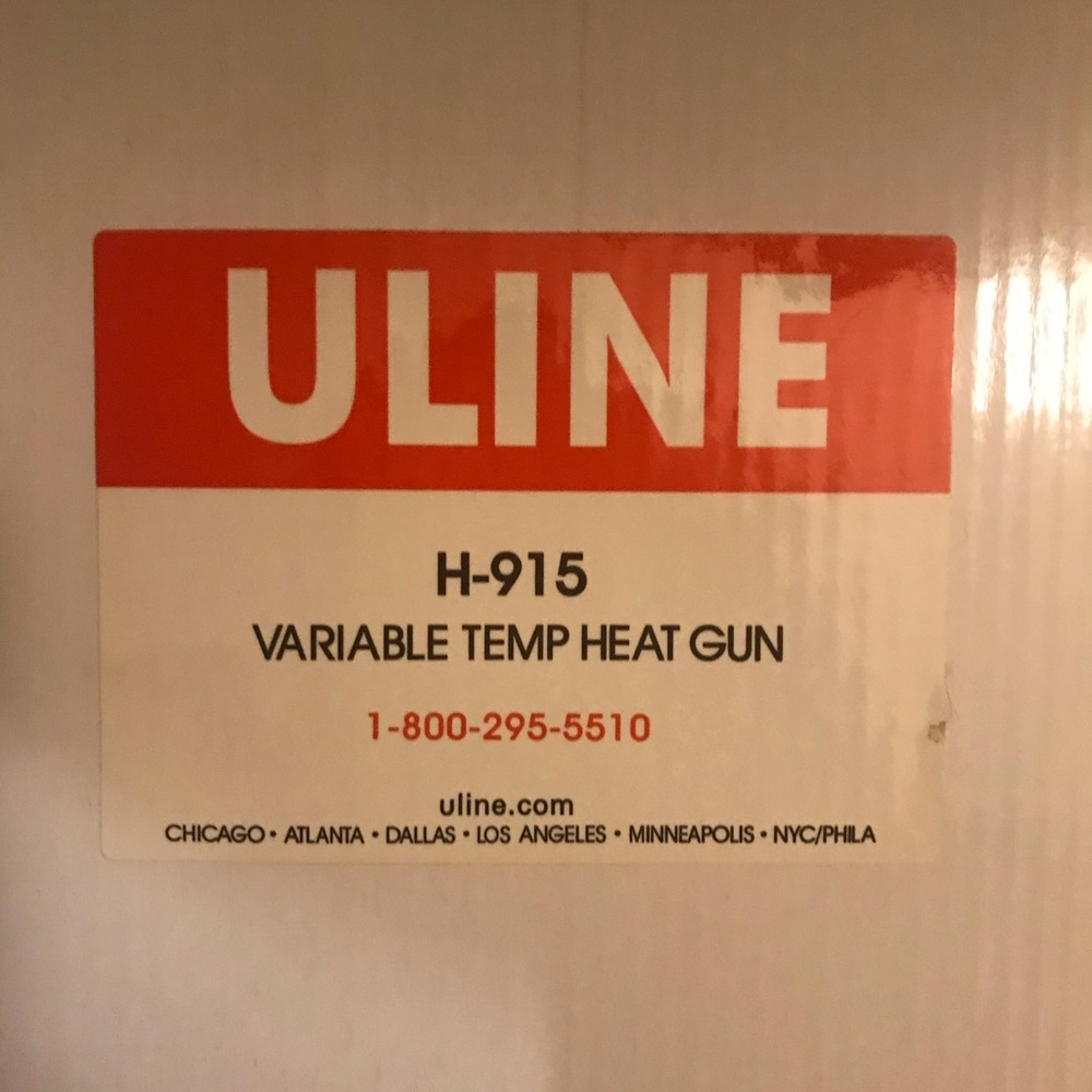 Shrink Wrapping Heat Gun and Bags